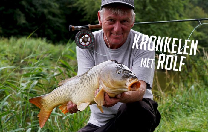 Kronkelen met Rolf vliegvissen karper