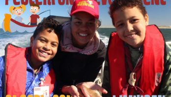 Fotoverslag visdag met kinderen van Scouting Menno Simonz in IJmuiden