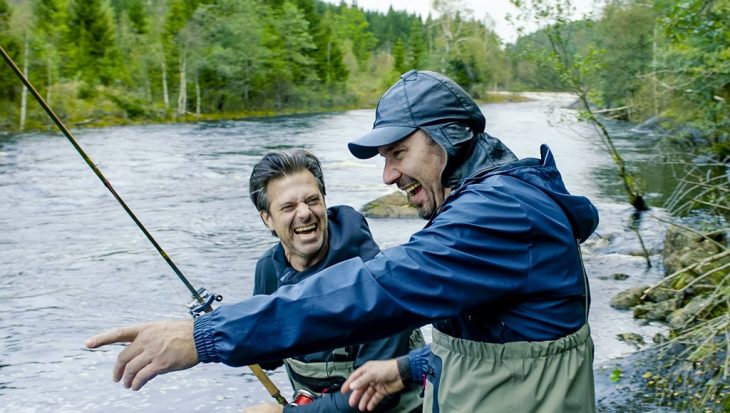Vanavond op tv: Sergio & Axel vissen op zalm in Noorwegen