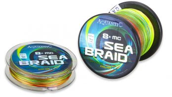 Veelkleurige Aquantic Sea-Braid geruisloos & sterk