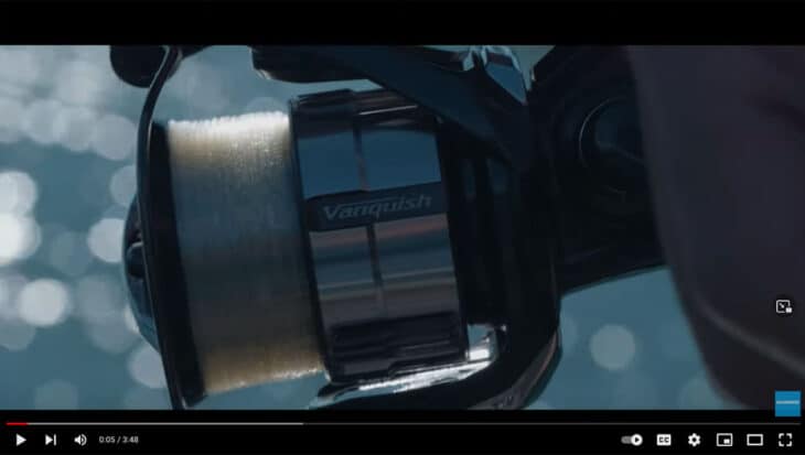 Video: de nieuwe Shimano Vanquish werpmolen
