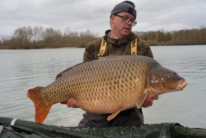 Geweldige schubkarper van 32 kg voor Gregor!