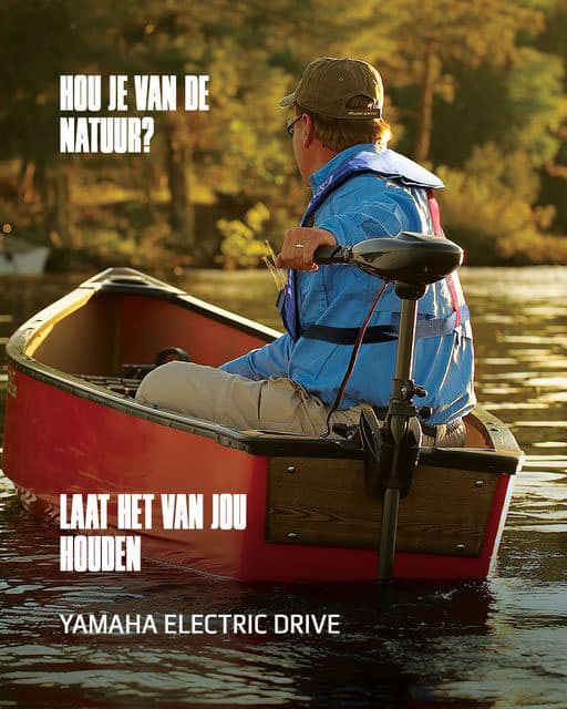 Probeer iets nieuws en voel hoe de natuur jou met open armen omarmt met een elektrische buitenboordmotor van Yamaha.