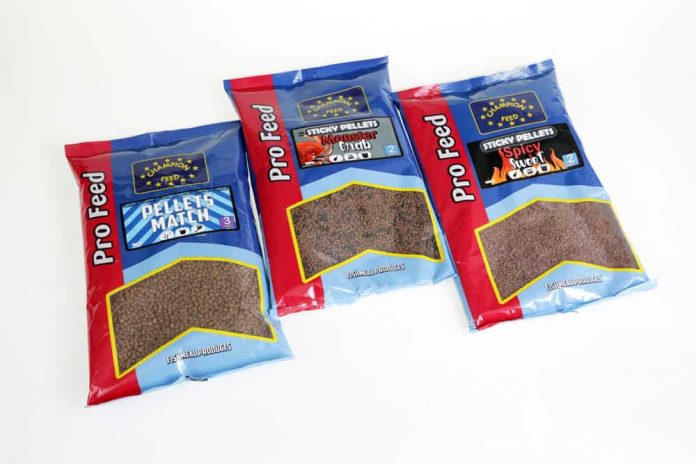 De Champion Feed Pro Feed – Sticky Pellets uit het assortiment van JV Baits zijn kleine pellets welke veel vismeel bevatten en ze zijn daarnaast voorzien van een zoete flavour.