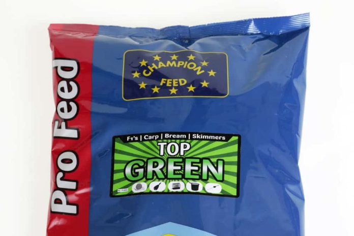 Het Champion Feed Pro Feed – Top Green is een geflavourd lokvoer wat veel vismeel bevat en geschikt is voor het vissen op karper, F1-tjes, brasem en kolblei.