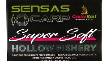 De nieuwe serie Sensas Hollow Fishery Super Soft elastiek is perfect te gebruiken op de commercials en karpervijvers in Nederland en België.