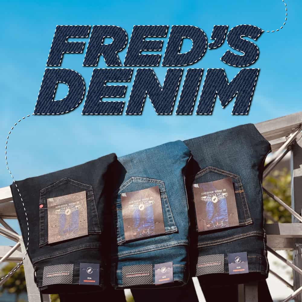 In Fred's Denim komt de creatieve geest van een vis samen met de wereld van mode, resulterend in een harmonieuze mix van stijl, comfort en ecobewustzijn.