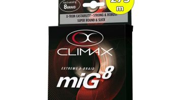 Climax miG 8-Braid, de gevlochten lijn voor zware omstandigheden