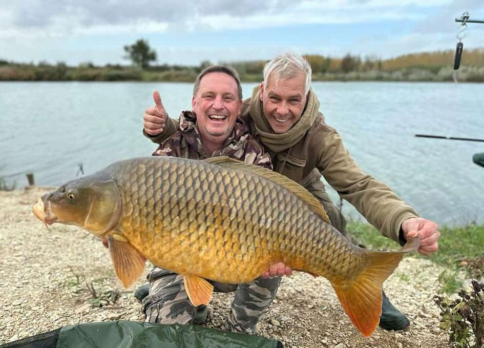 De karperpopulatie op Etang Pinson is door de jaren heen beetje bij beetje opgebouwd.