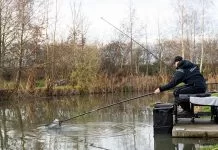 Pelletvissen met de vaste stok
